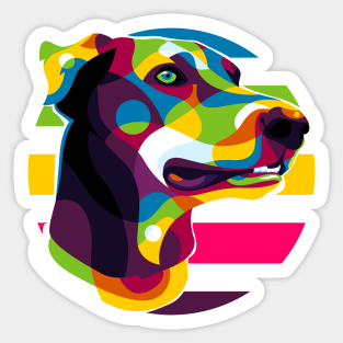 Doberman Dog Sticker
